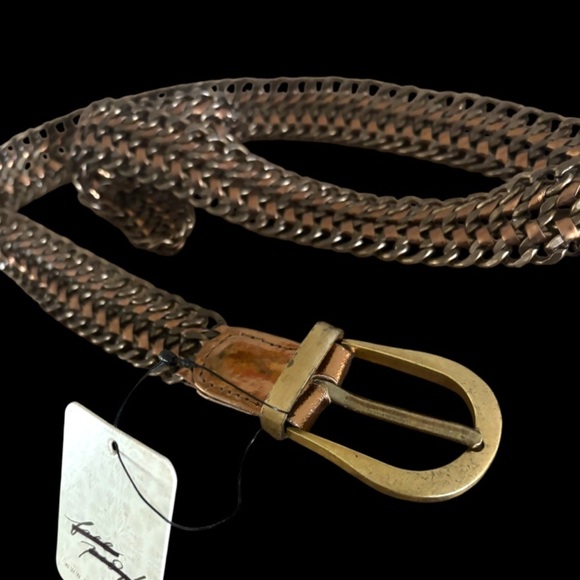 Free People Friday I’m In Love Metal Chain Belt NWT main image 4